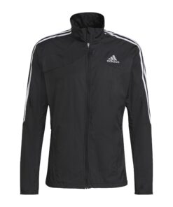 adidas Marathon Jacke Running Schwarz Weiss