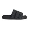 adidas Originals Adilette Essential Badelatsche Damen Schwarz