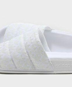 adidas Originals Essential adilette - Damen, Cloud White / Crystal White / Cloud White