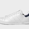 adidas Originals Stan Smith Herren, Cloud White / Cloud White / Collegiate Navy