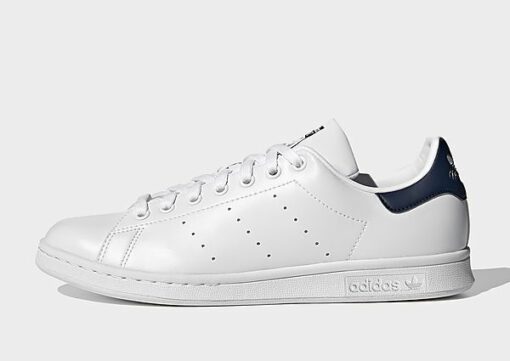 adidas Originals Stan Smith Herren, Cloud White / Cloud White / Collegiate Navy