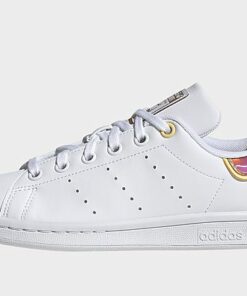 adidas Originals Stan Smith Schuh, Cloud White / Cloud White / Almost Yellow