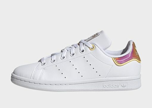 adidas Originals Stan Smith Schuh, Cloud White / Cloud White / Almost Yellow