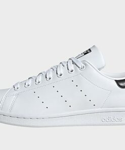 adidas Originals Stan Smith Schuh, Cloud White / Cloud White / Core Black