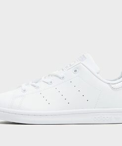 adidas Originals Stan Smith Schuh, Cloud White / Grey Two / Silver Metallic