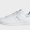 adidas Originals Stan Smith Schuh - Damen, Cloud White / Dash Grey / Gold Metallic