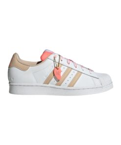 adidas Originals Superstar Damen Weiss Orange