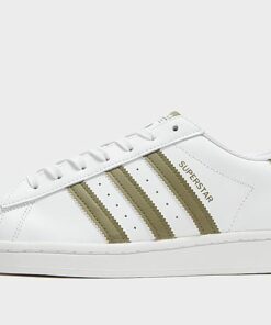 adidas Originals Superstar Schuh, Cloud White / Focus Olive / Cloud White