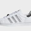 adidas Originals Superstar Schuh - Damen, Cloud White / Silver Metallic / Core Black