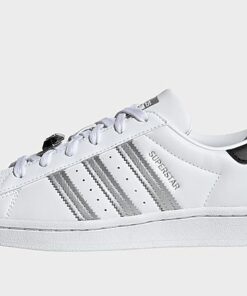 adidas Originals Superstar Schuh - Damen, Cloud White / Silver Metallic / Core Black
