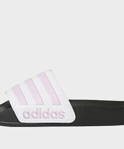 adidas Shower adilette, Cream White / Clear Lilac / Cloud White