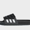 adidas TND adilette - Damen, Core Black / Cloud White / Grey Six