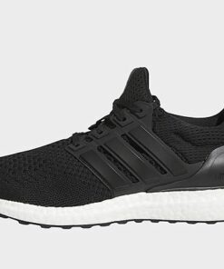 adidas Ultraboost 1.0 Laufschuh, Core Black / Core Black / Beam Green