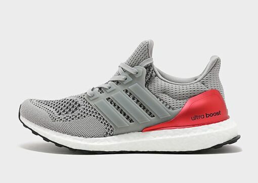 adidas Ultraboost 1.0 Laufschuh, Mgh Solid Grey / Mgh Solid Grey / Better Scarlet