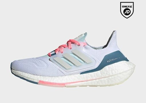 adidas Ultraboost 22 Laufschuh, Cloud White / Grey One / Almost Blue