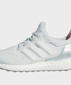 adidas Ultraboost DNA 5.0 Laufschuh - Damen, Blue Tint / Cloud White / Acid Red