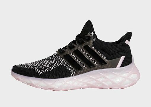 adidas Ultraboost Web DNA Laufschuh - Damen, Core Black / Core Black / Clear Pink
