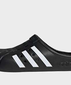 adidas adilette Clog - Damen, Core Black / Cloud White / Core Black