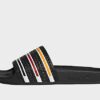 adidas adilette - Damen, Core Black / Cloud White / Team Colleg Gold