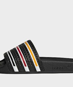 adidas adilette - Damen, Core Black / Cloud White / Team Colleg Gold