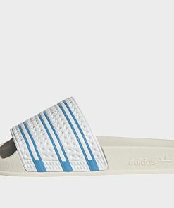 adidas adilette - Damen, Light Blue / Off White / Cloud White