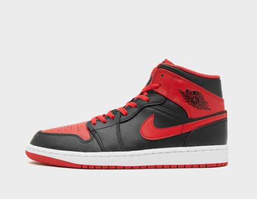 Jordan Air 1 Mid Herren, Black