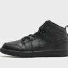 Jordan Air 1 Mid Kleinkinder, Black