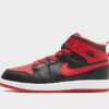 Jordan Air 1 Mid Kleinkinder - Kinder, Black/White/Fire Red