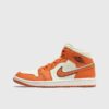 Jordan WMNS Air Jordan 1 Mid SE men High-& Midtop Orange|White in Größe:42,5