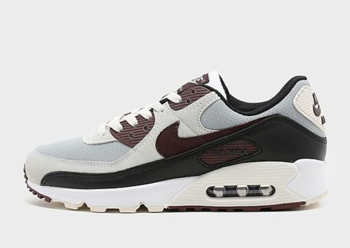 Nike Air Max 90 Herren, Wolf Grey/Phantom/Black/Burgundy Crush