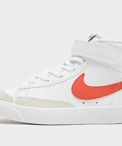 Nike Blazer Mid '77 Kleinkinder - Kinder, White/Coconut Milk/White/Picante Red