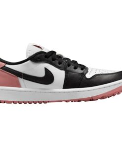 Nike Golf Schuhe Air Jordan 1 Low G weißschwarzpink
