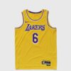 Nike LOS ANGELES LAKERS SWINGMAN JERSEY LeBron James men Jerseys Yellow in Größe:XL