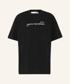 Off-White Oversized-Shirt schwarz