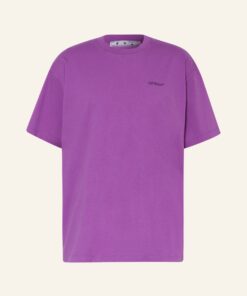 Off-White Oversized-Shirt violett