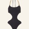 Stella Mccartney Swimwear Monokini Falabella schwarz