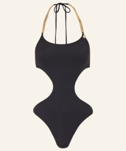 Stella Mccartney Swimwear Monokini Falabella schwarz