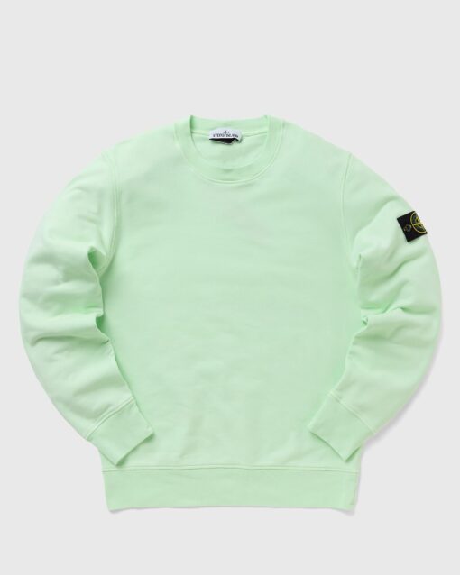 Stone Island Crewneck Sweater Cotton Fleece men Sweatshirts Green in Größe:S