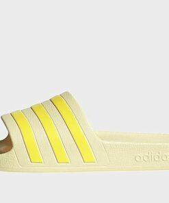 adidas Aqua adilette - Damen, Almost Yellow / Beam Yellow / Almost Yellow