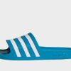 adidas Aqua adilette - Damen, Solar Blue / Cloud White / Solar Blue