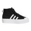 adidas Originals Nizza Plattform Mid Damen Schwarz