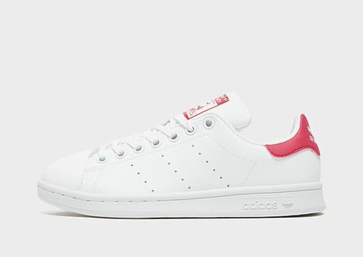 adidas Originals Stan Smith Schuh, Cloud White / Cloud White / Bold Pink