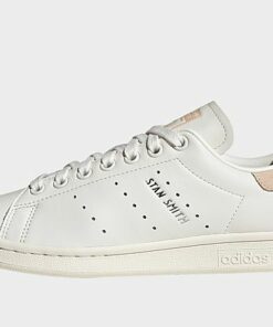 adidas Originals Stan Smith Schuh - Damen, Core White / Bliss Orange / Silver Metallic