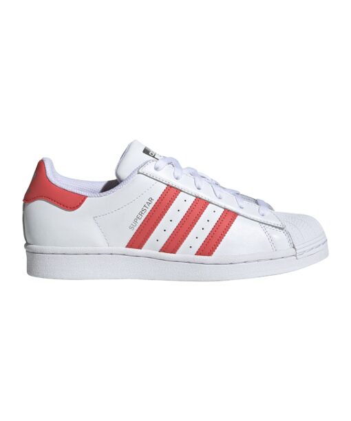 adidas Originals Superstar Damen Weiss Rot