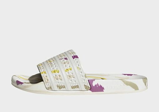 adidas Originals Thebe Magugu adilette - Damen, Cloud White / Cloud White / Core Black