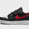 Jordan Air 1 Low Kleinkinder - Kinder, Black/White/Fire Red