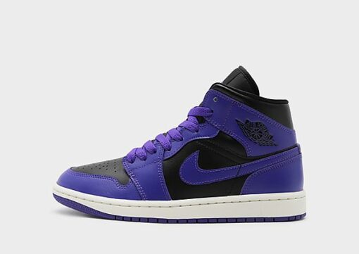 Jordan Air 1 Mid Damen - Damen, Black/Sail/Dark Concord