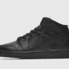 Jordan Air 1 Mid Kinder, Black/Black/Black