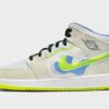 Jordan Air 1 Mid Kinder - Kinder, Platinum Tint/Blue Tint/University Blue/Volt