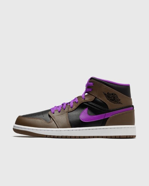 Jordan Air Jordan 1 Mid men Basketball|High-& Midtop Brown|Purple in Größe:40